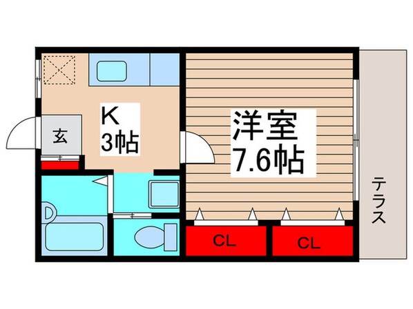 ウィステリアガーデンⅡの物件間取画像